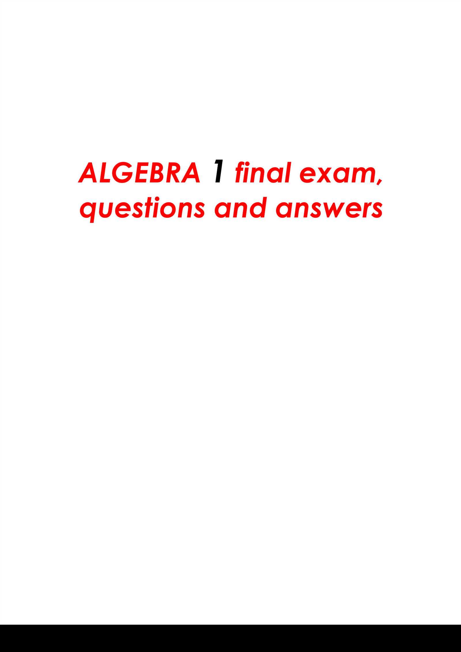 edgenuity algebra 2 final exam answers