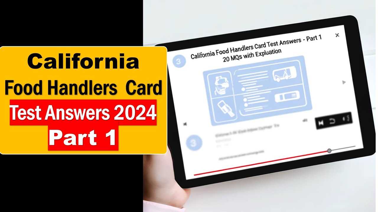 efoodcard test answers california