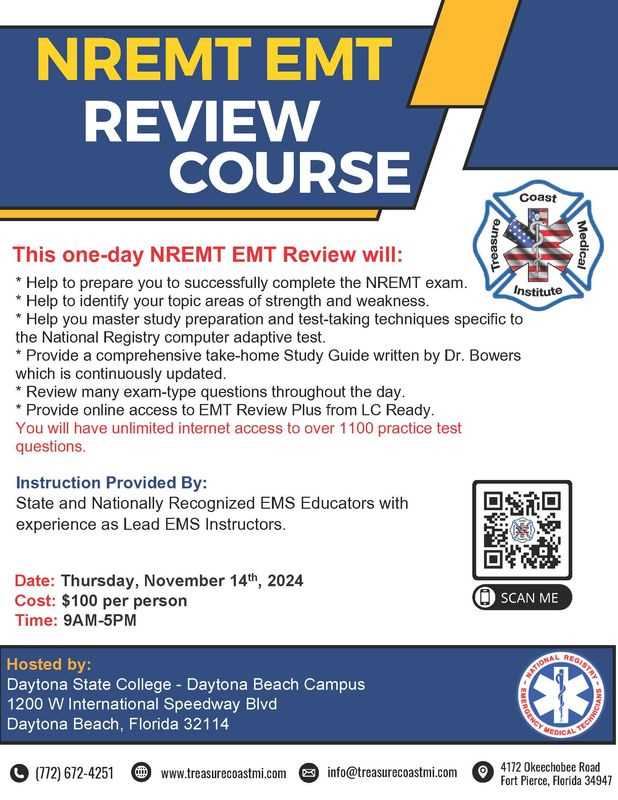 emt practice final exam