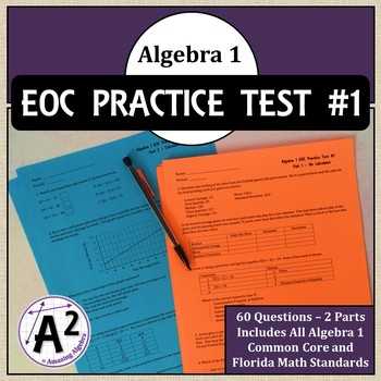 eoc algebra 1 practice test with answers 2025