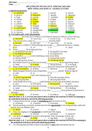 exam essentials answer key