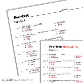 examen de diagnostico avancemos level 2 answers