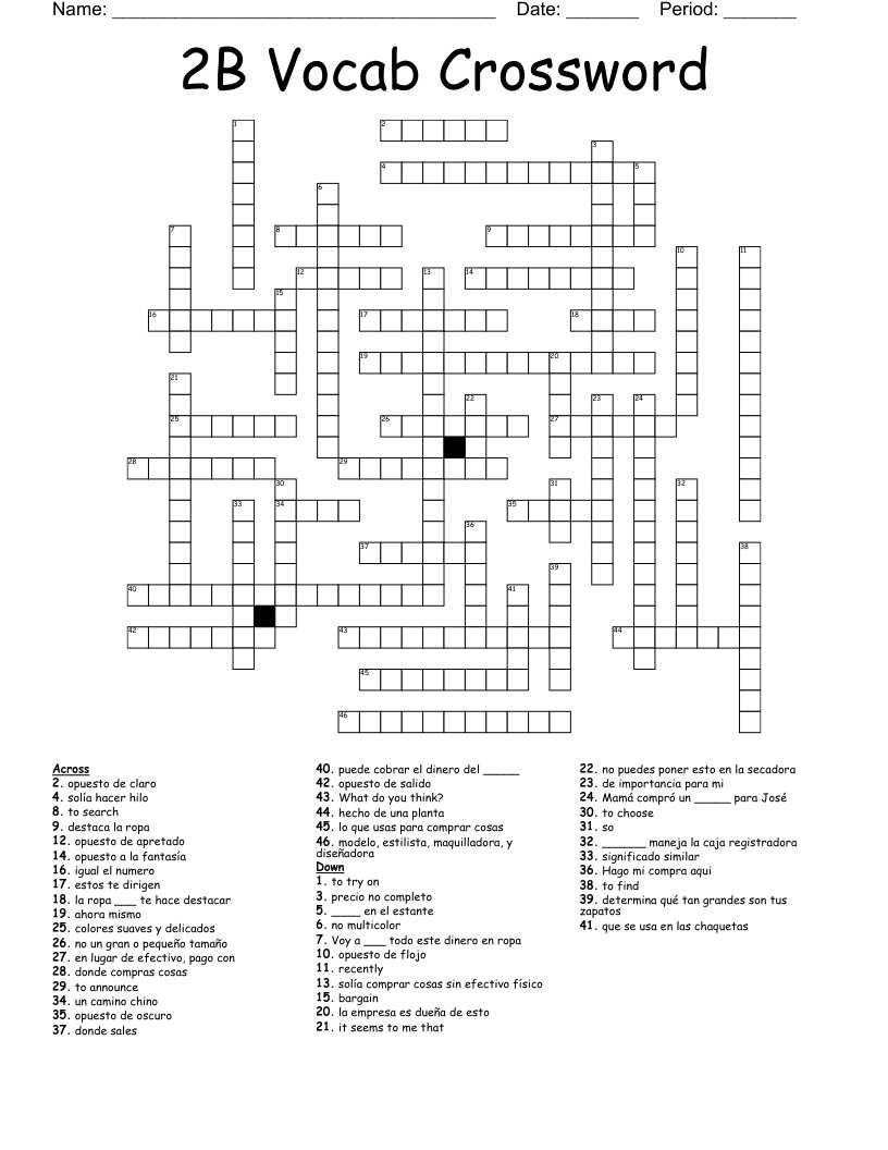 examen del capitulo 2b answer key