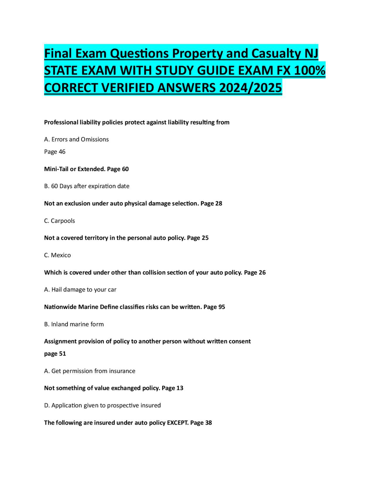 examfx certificate exam answers