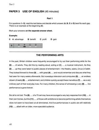 exams first certificate with answers