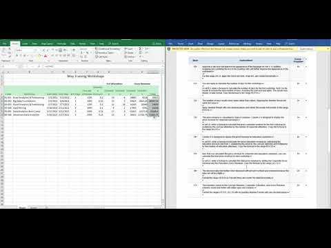 excel chapter 1 answer key