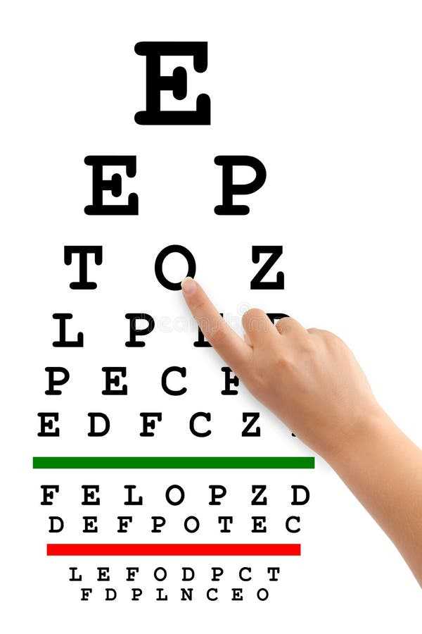 eye exam chart dmv