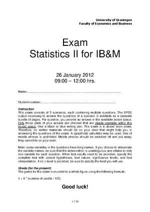 business statistics final exam questions and answers