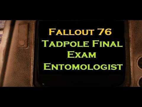 fallout 76 entomologist exam answers