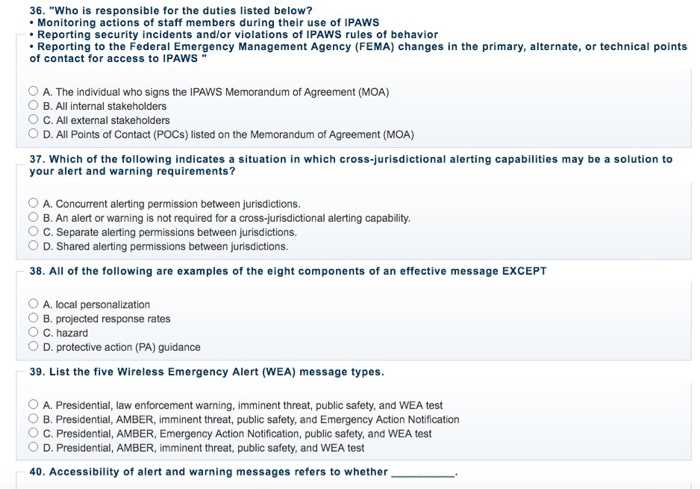 fema is 5 a exam answers