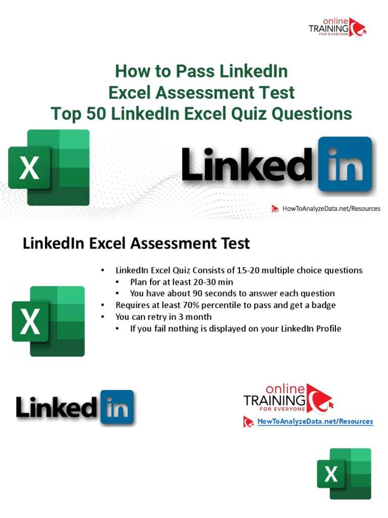 linkedin learning excel advanced formulas and functions exam answers