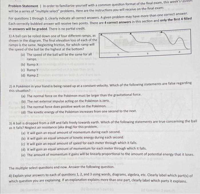 final exam ramp answers