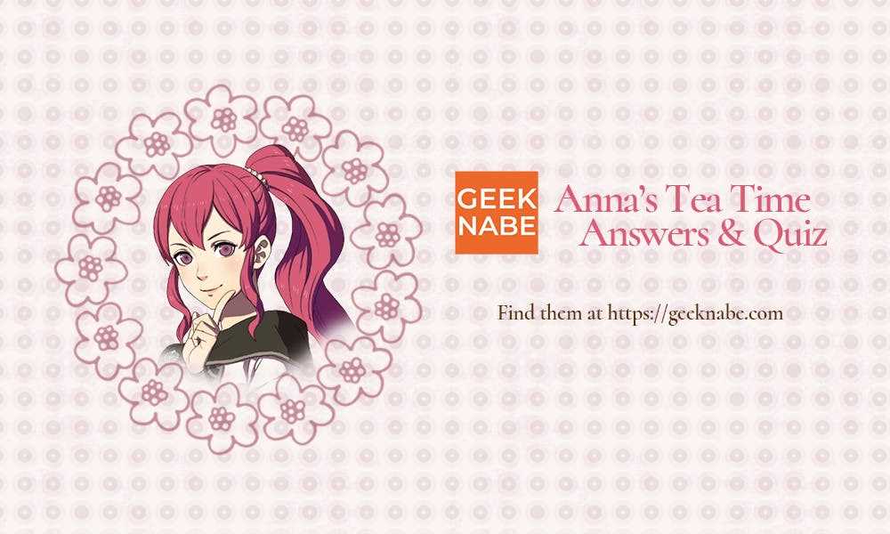 fire emblem three houses tea time answers