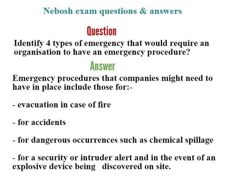 fire safety exam questions and answers