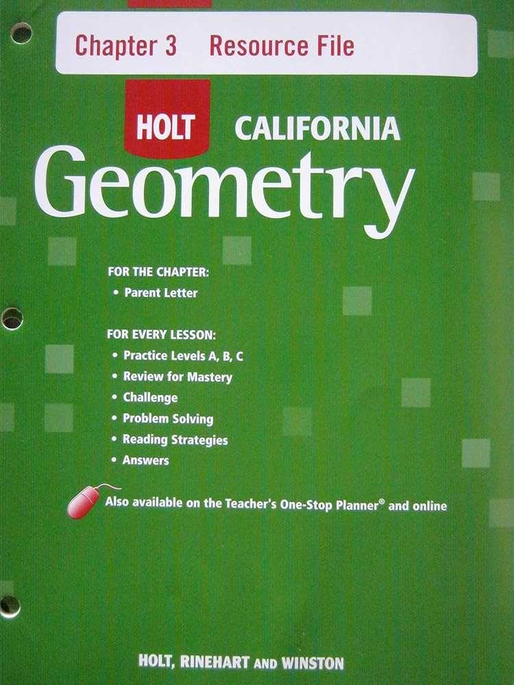 resource book for geometry answers