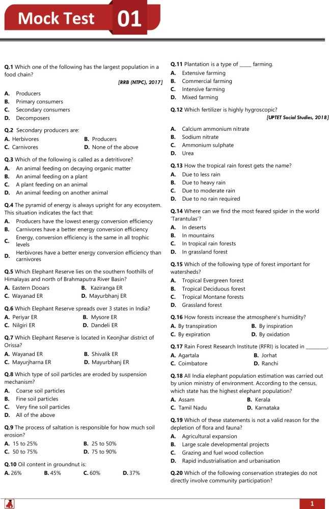 forest exam questions and answers