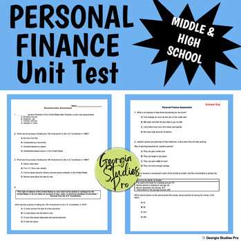 foundations in personal finance final exam answers