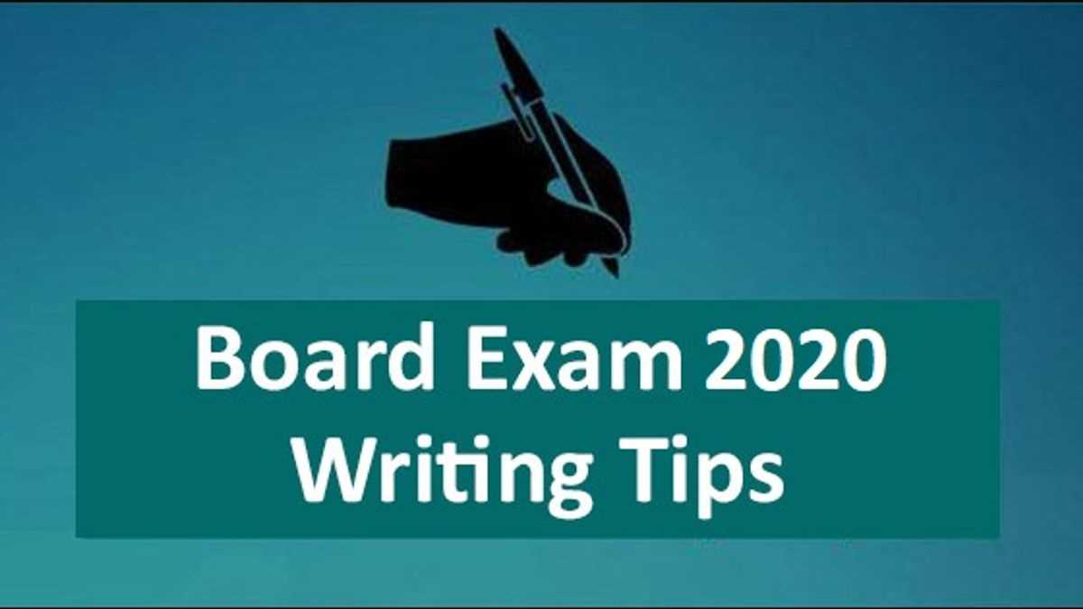 how to present answers in board exams