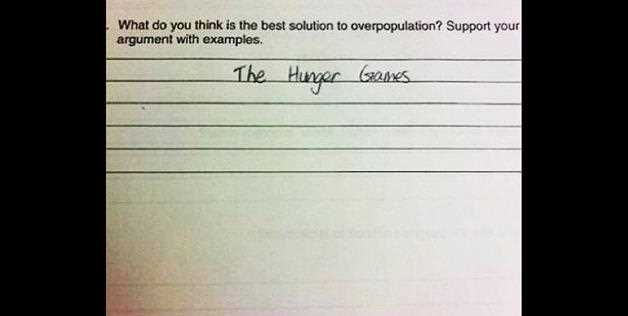 funny test answers from smartass kids