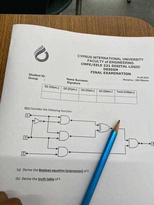 digital logic exam questions and answers