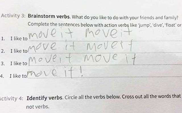 funny test answers from smartass kids