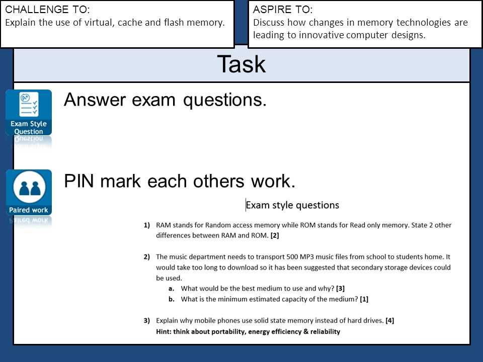 virtual memory exam questions and answers