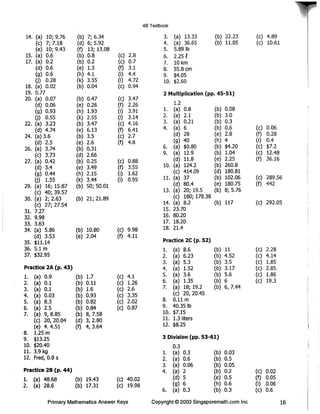 math in focus singapore math answer key