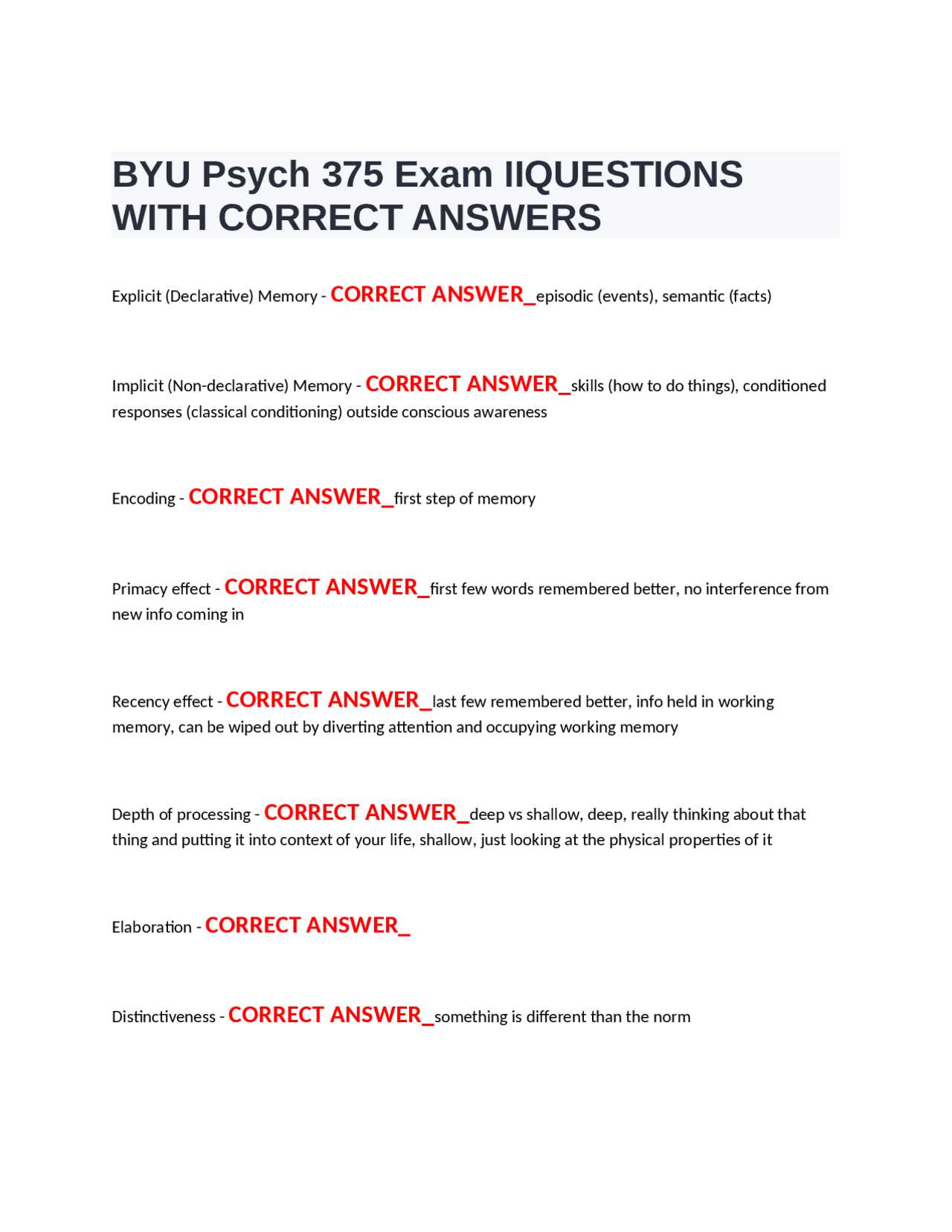 psychology 2301 exam 1