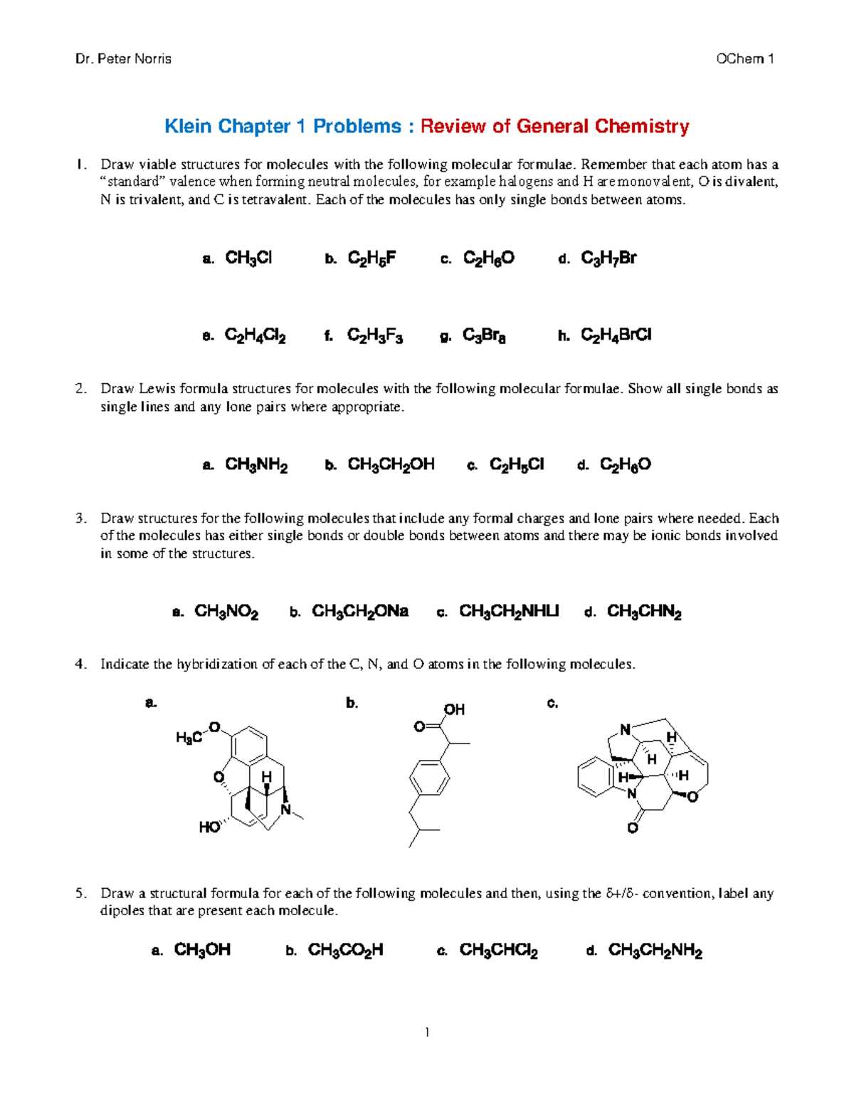 general chemistry 1 exam 1