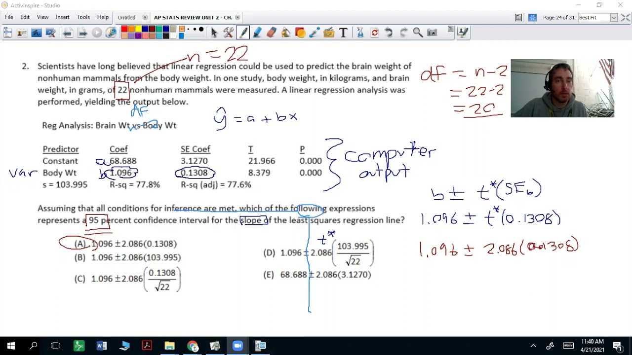 test 6c ap statistics answers