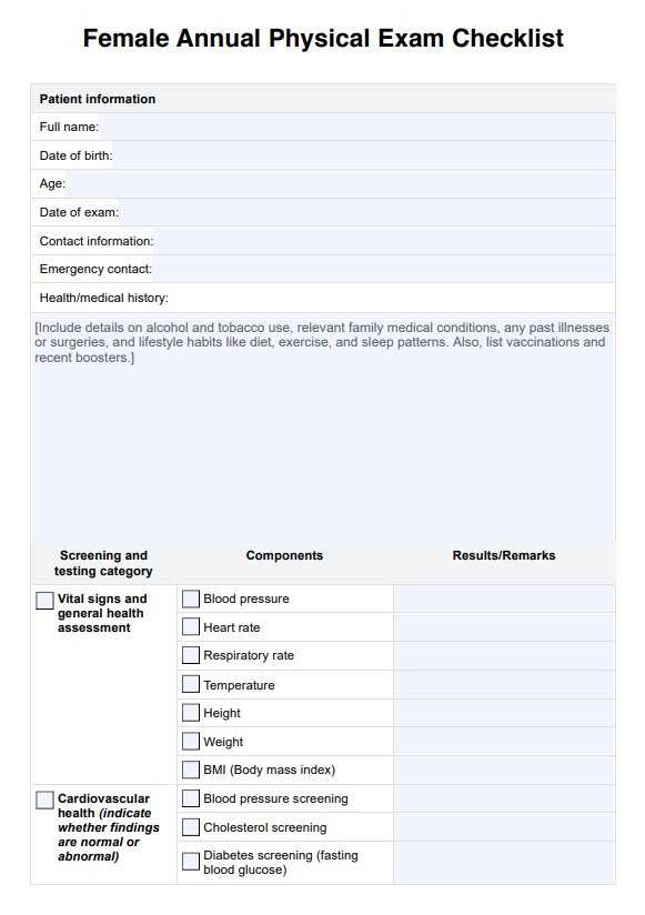 fasting for physical exam