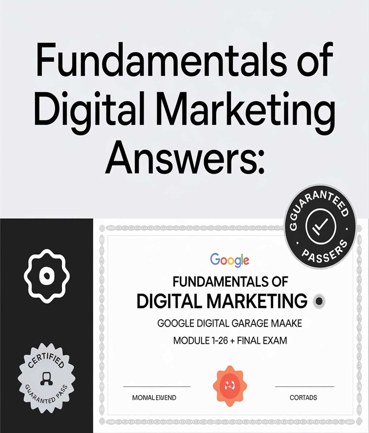 fundamental of digital marketing final exam answers