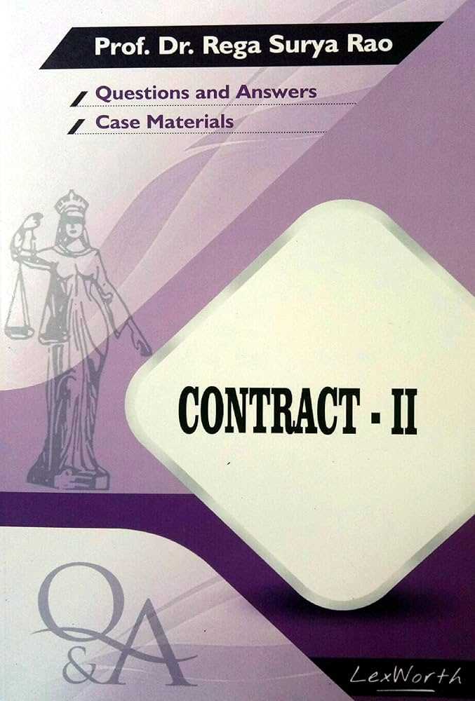 contract law exam model answers