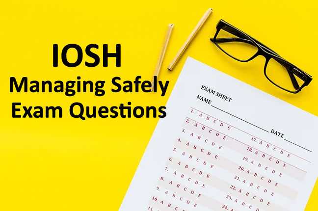 iosh exam questions and answers