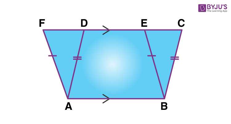 properties of parallelograms answer key