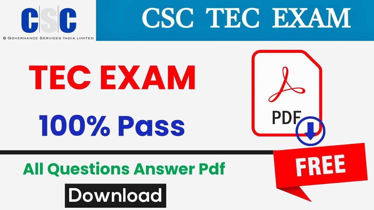 tec exam answer