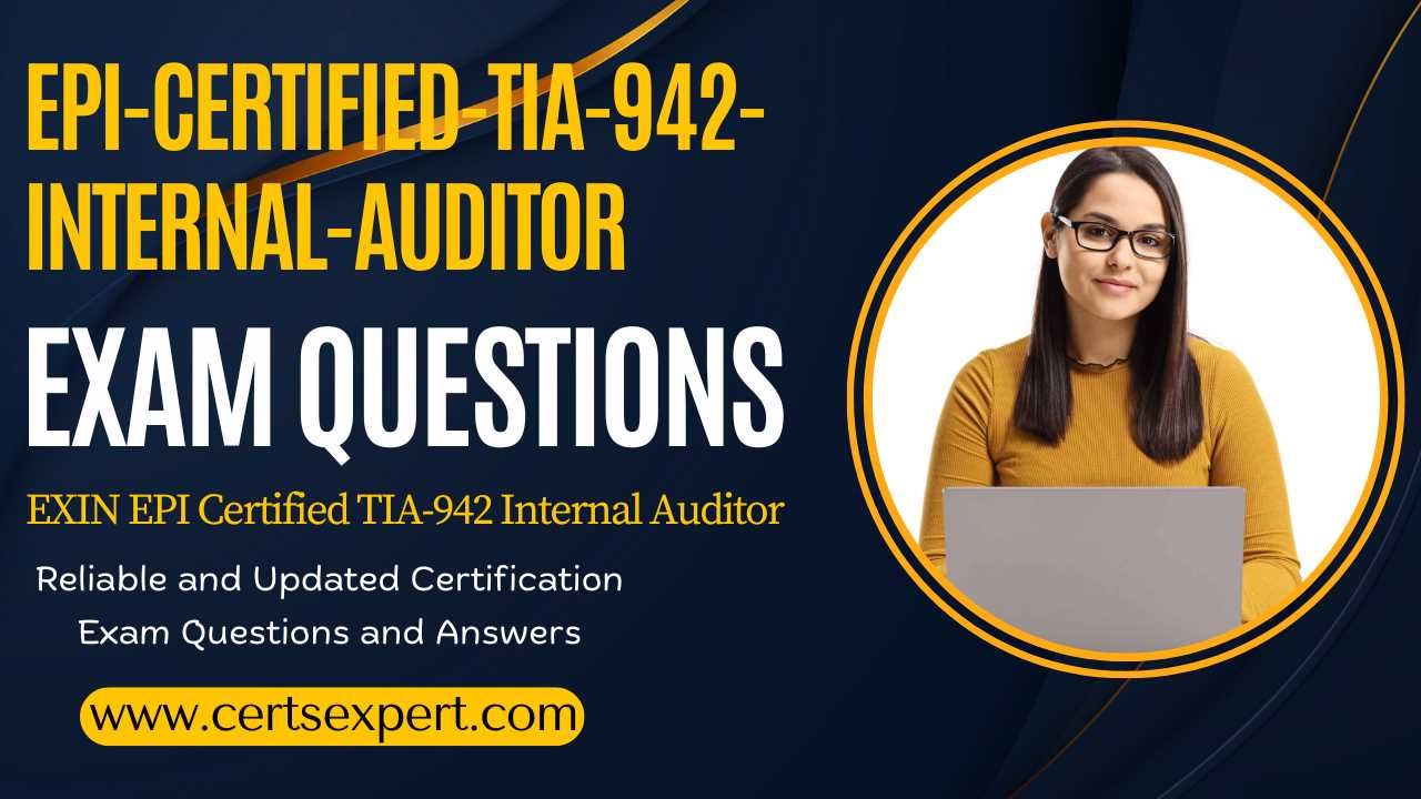 certified internal auditor exam questions and answers