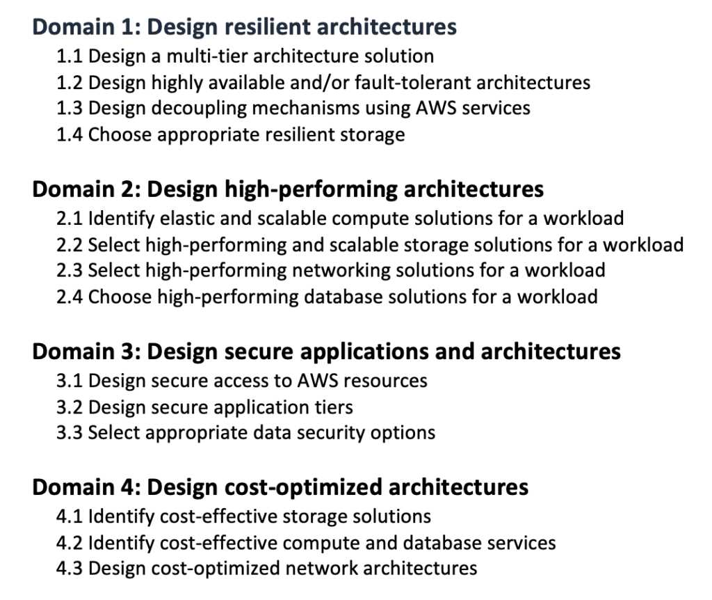 aws questions and answers for exam