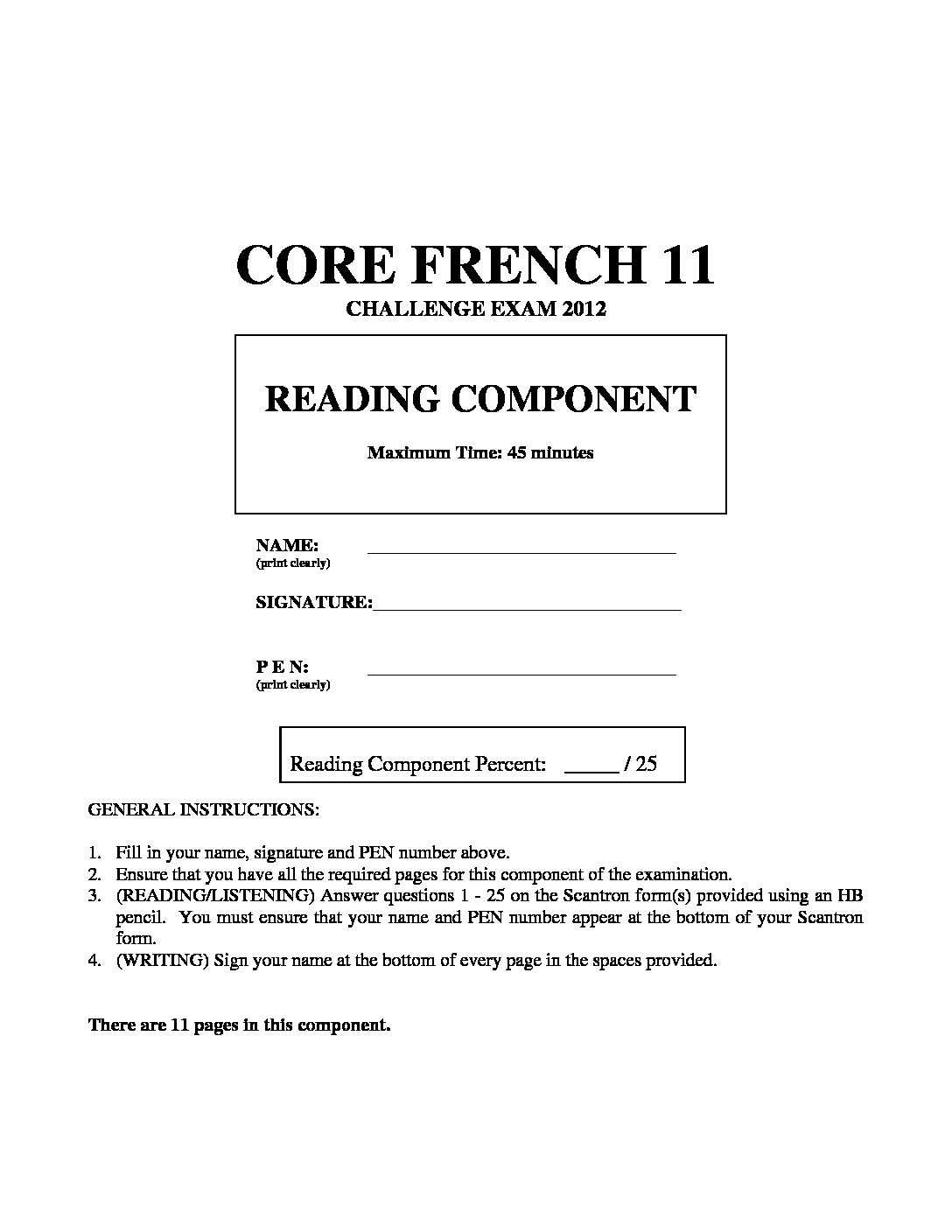 french 1 final exam answers