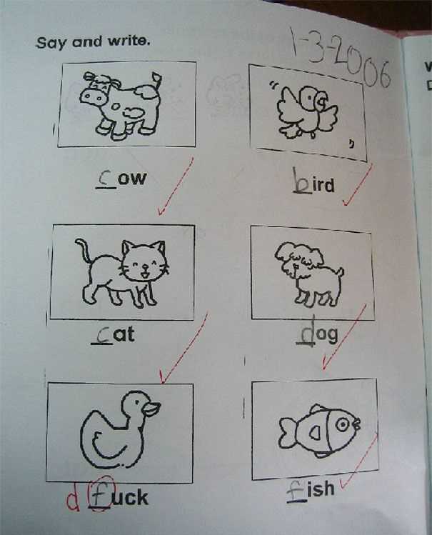 funny test answers from smartass kids