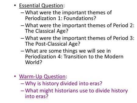 world history semester review answers