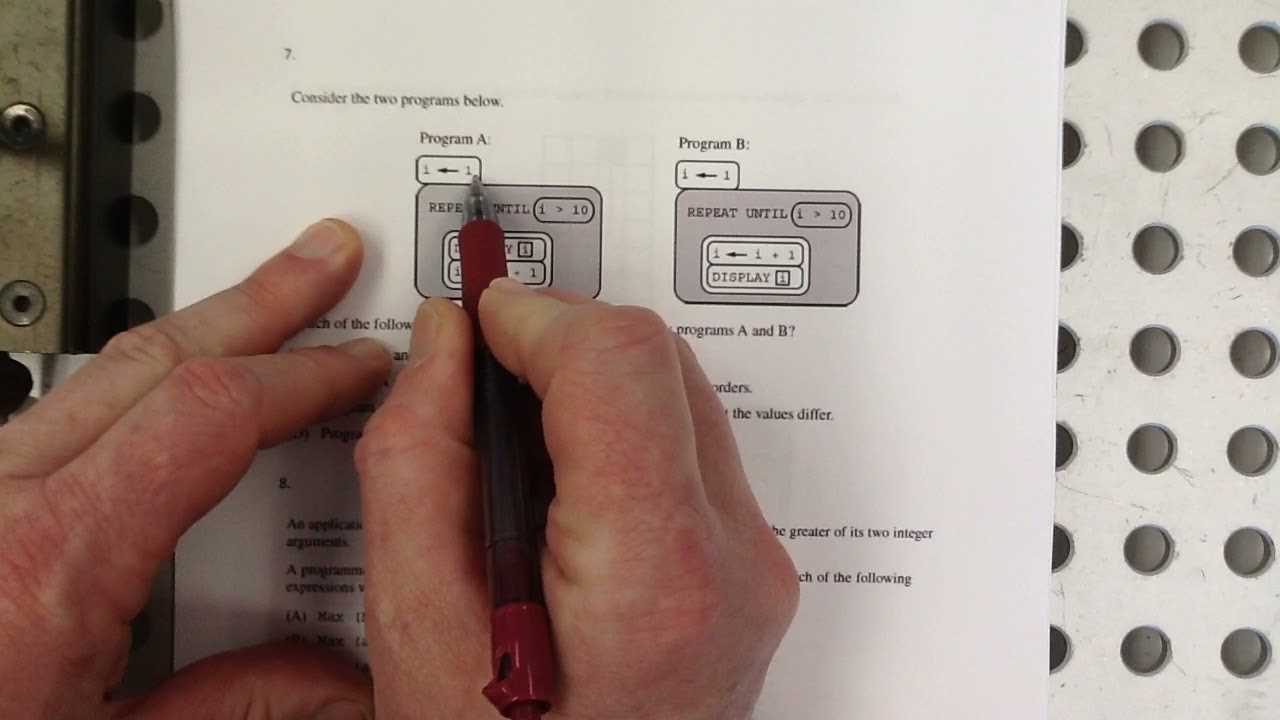 ap computer science principles practice exam answer key