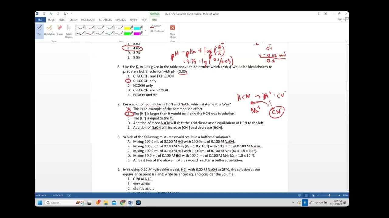 general chemistry 2 final exam with answers