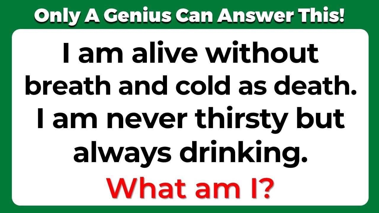 genius questions and answers