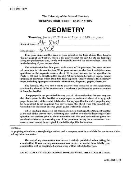 geometry ccss regents exam 0817 answers