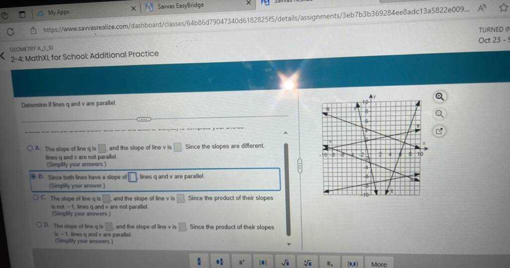 geometry extra practice answers