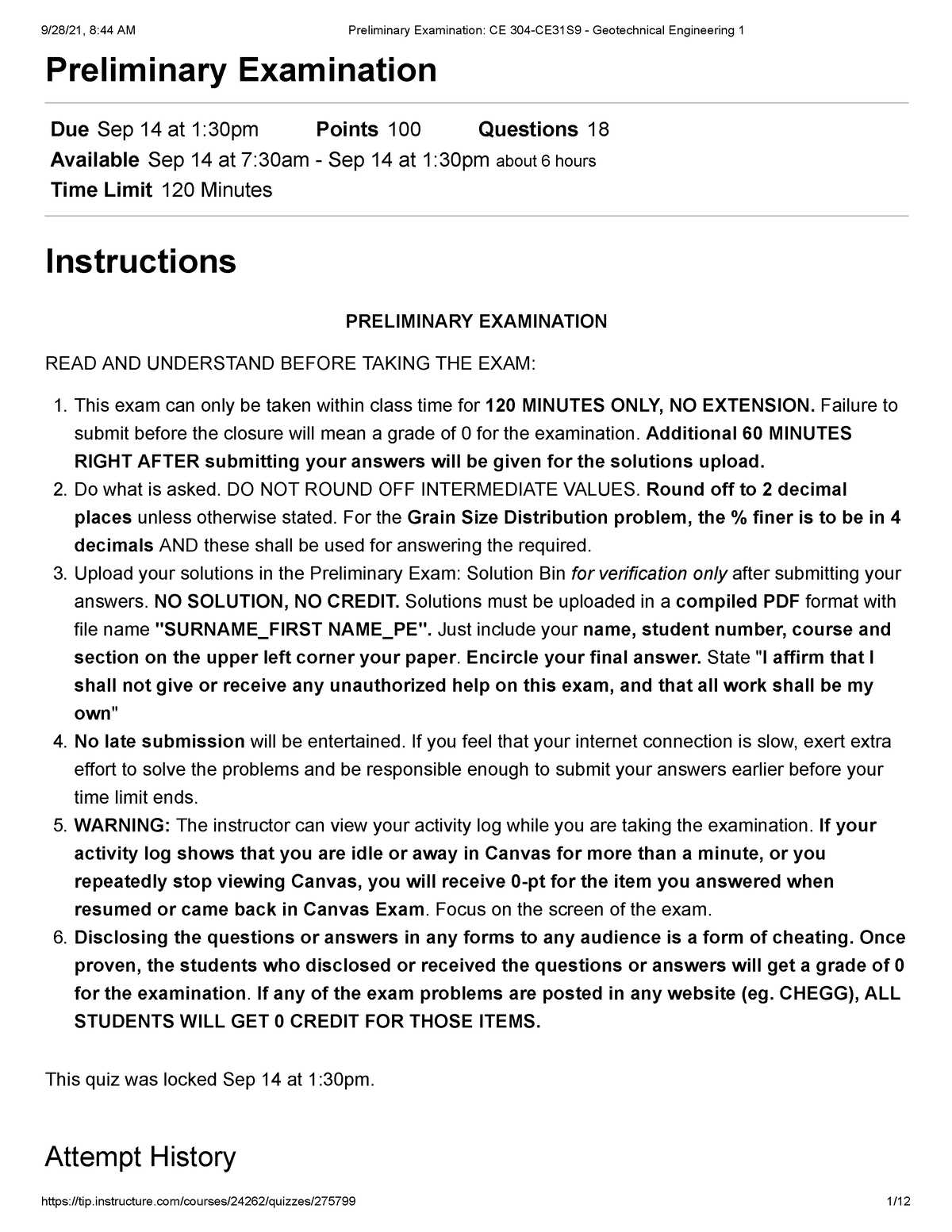 geotechnical engineering exam questions and answers