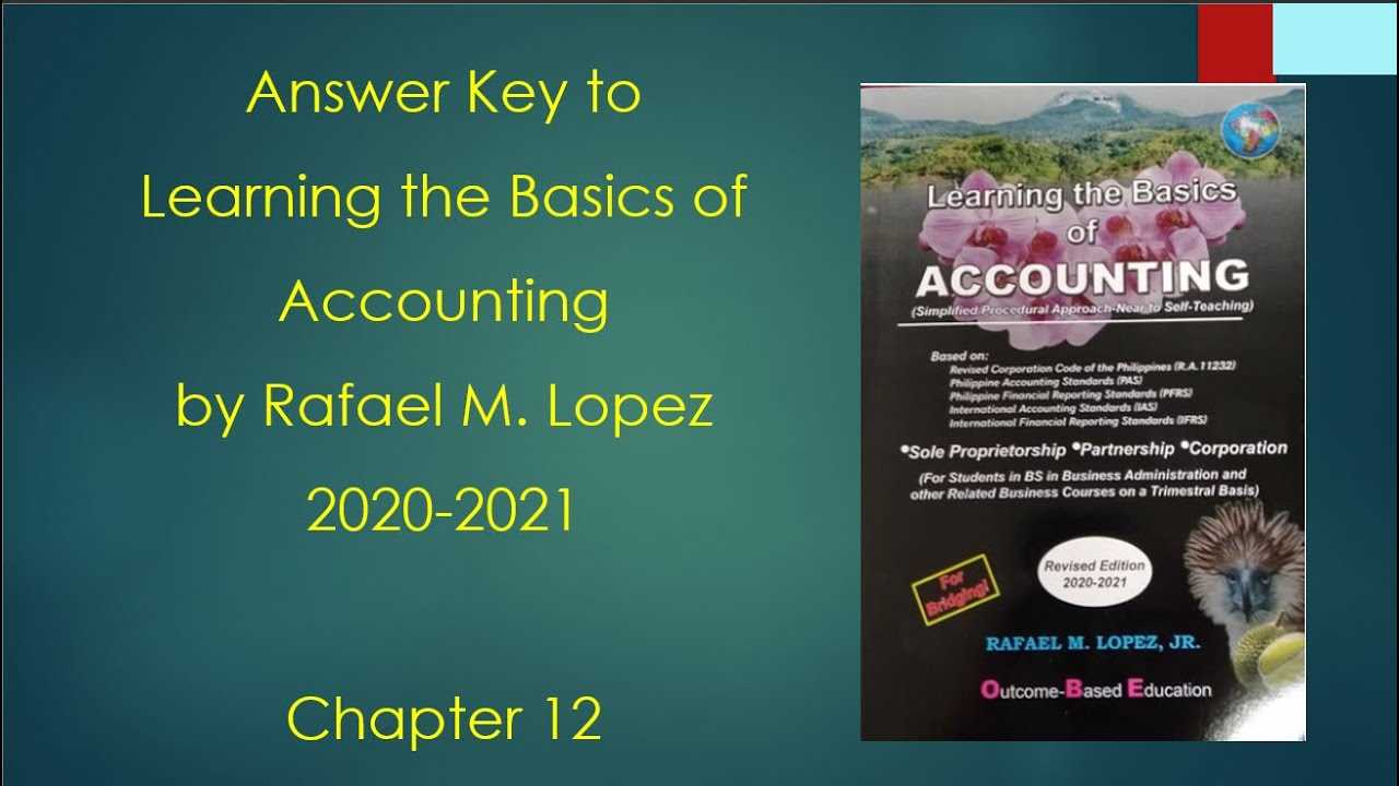 accounting chapter 12 study guide answers