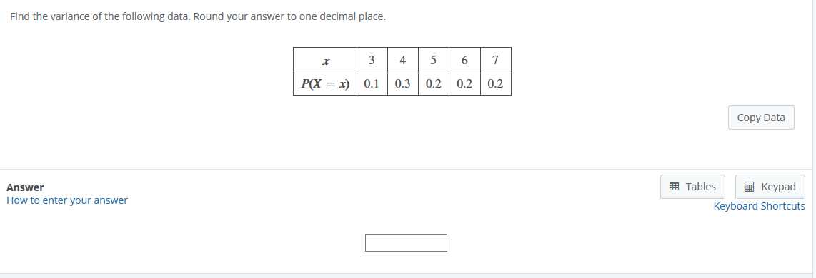 find the variance. round your answer to one decimal place.