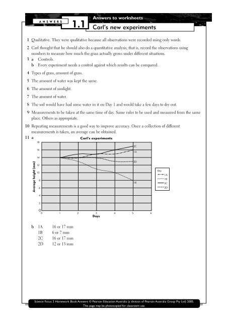 pearson earth science workbook answers